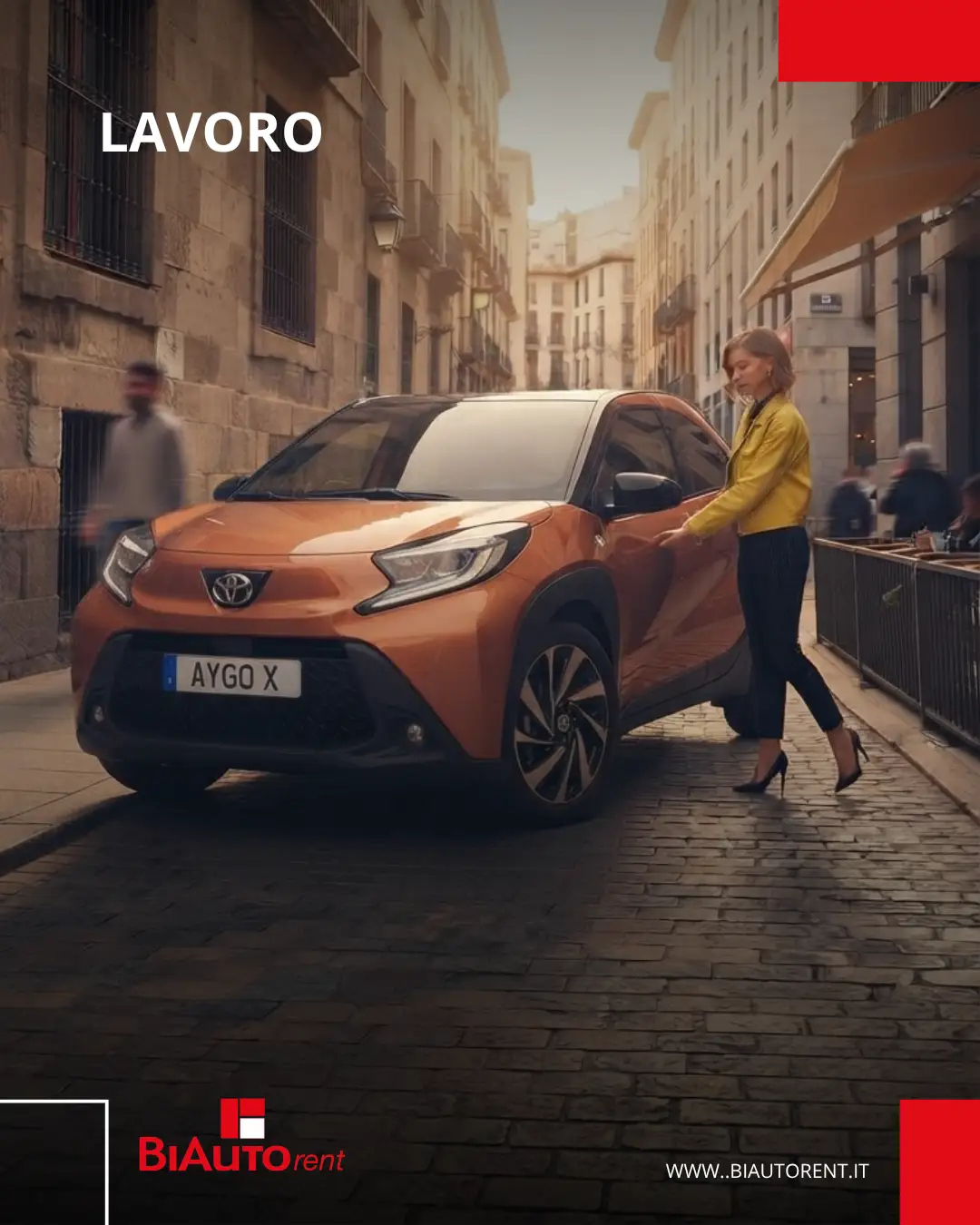 Auto per il lavoro in città