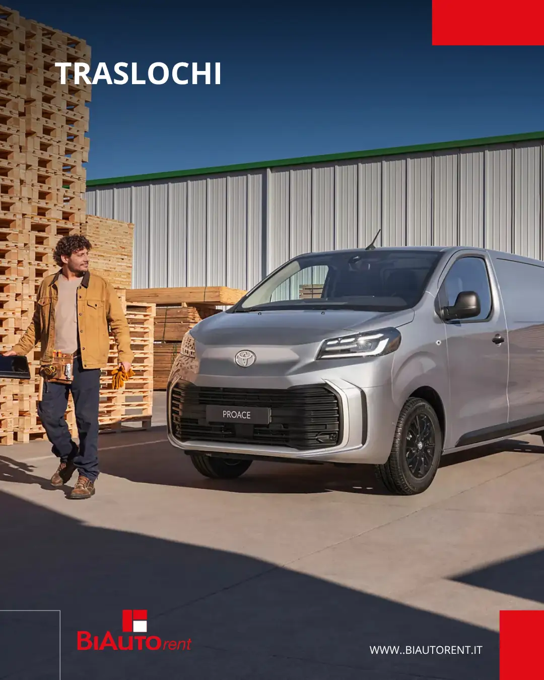 Furgone per traslochi e carichi